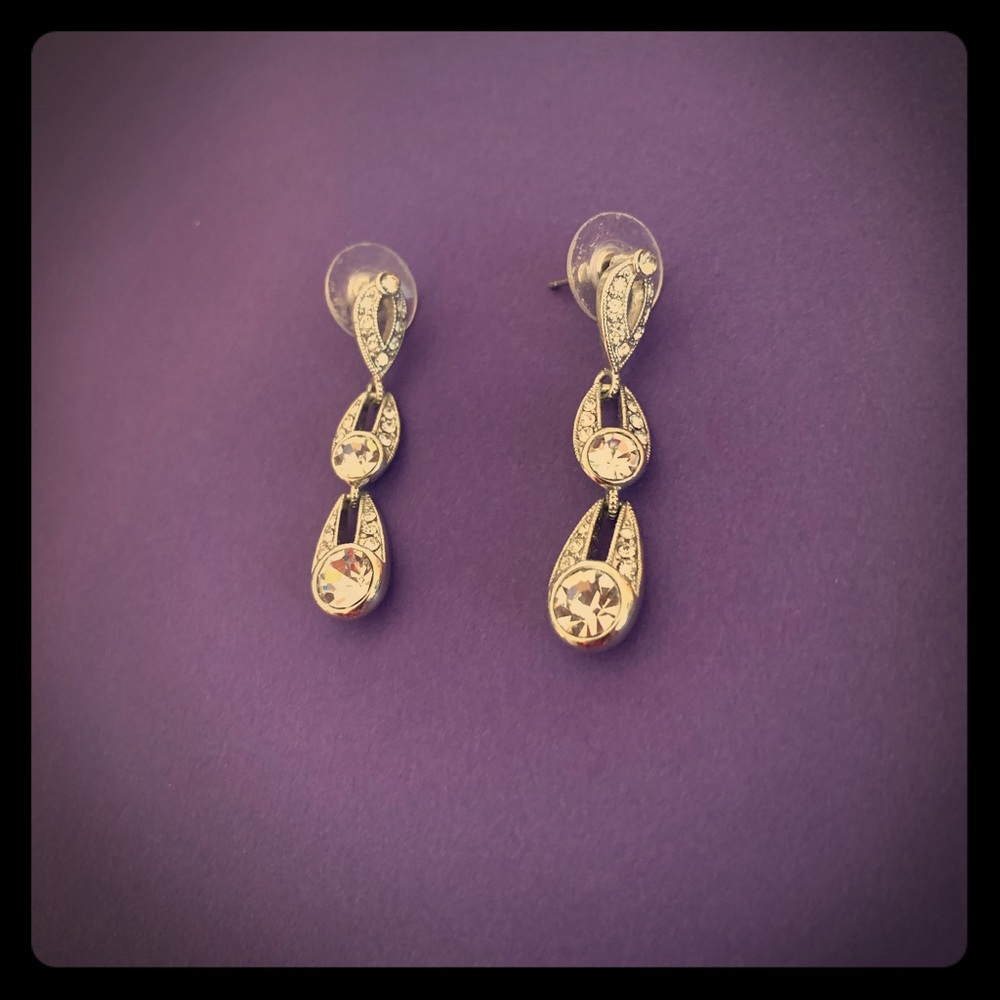 Silver earrings